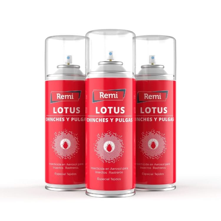 Spray Insecticida para Chinches y Pulgas especial tejidos 400 ml - Remi Hogar
