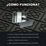 Trampa Multicaptura Para Ratones - Remi Hogar - Remi Hogar