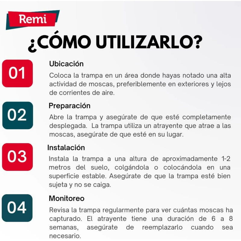 Trampa Múltiple Moscas - Remi Hogar - Remi Hogar