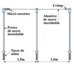 Postes Acero Inoxidable 10 unidades - Remi Hogar - Remi Hogar