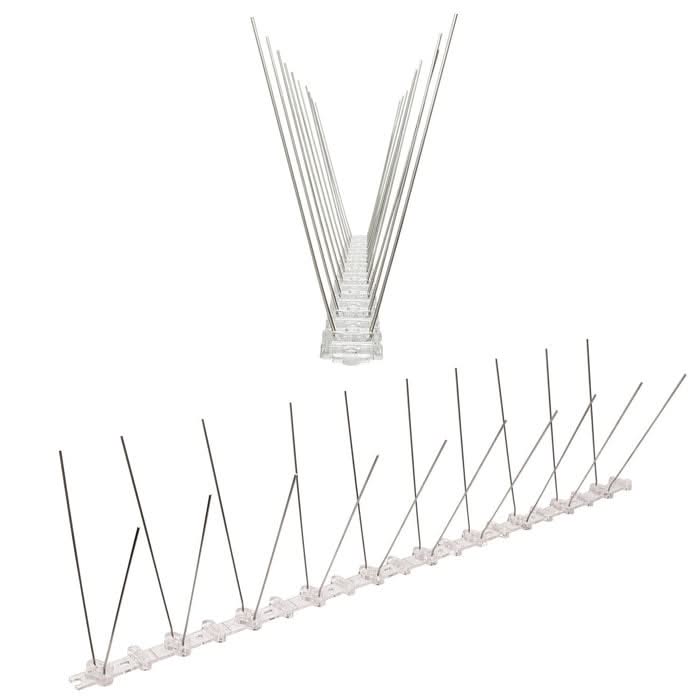 Pinchos Anti Palomas E - 20 Base Policarbonato (1 metro) - Remi Hogar