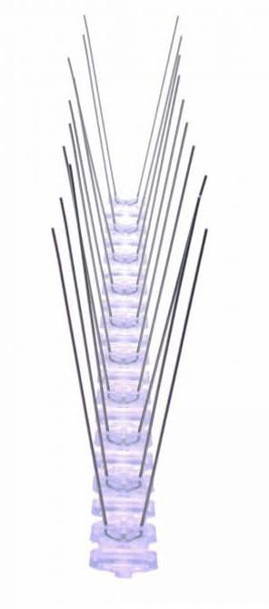 Pinchos Anti Palomas E - 20 Base Policarbonato (1 metro) - Remi Hogar