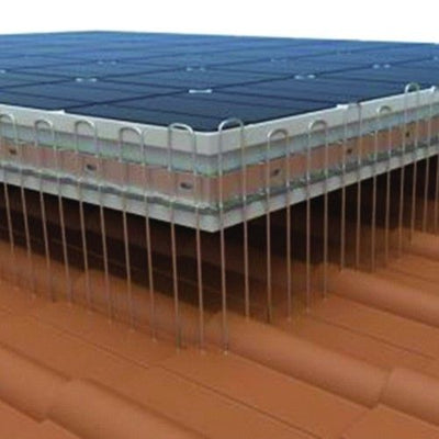 Picos de placa solar anti-aninhamento (sob a placa) - KG
